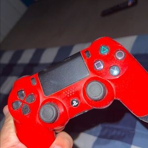 Red/Black & White PS4 controller bundle